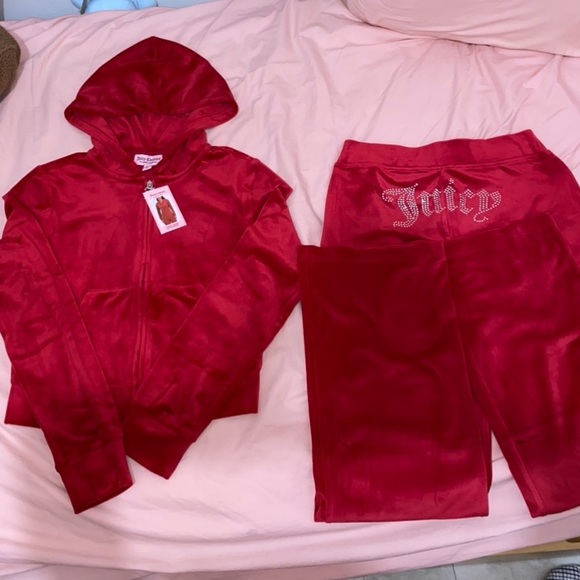 Red Juicy Couture Tracksuit - Picture 1 of 2